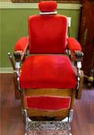 Click to view a larger image. Terminal Barber Shop - Vintage Chairs